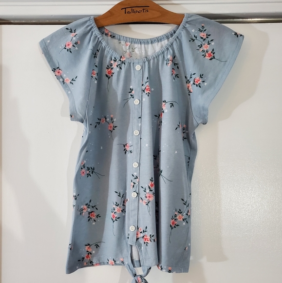 The Children's Place Other - Girls childrens place short sleeve dress shirt - size xl/14